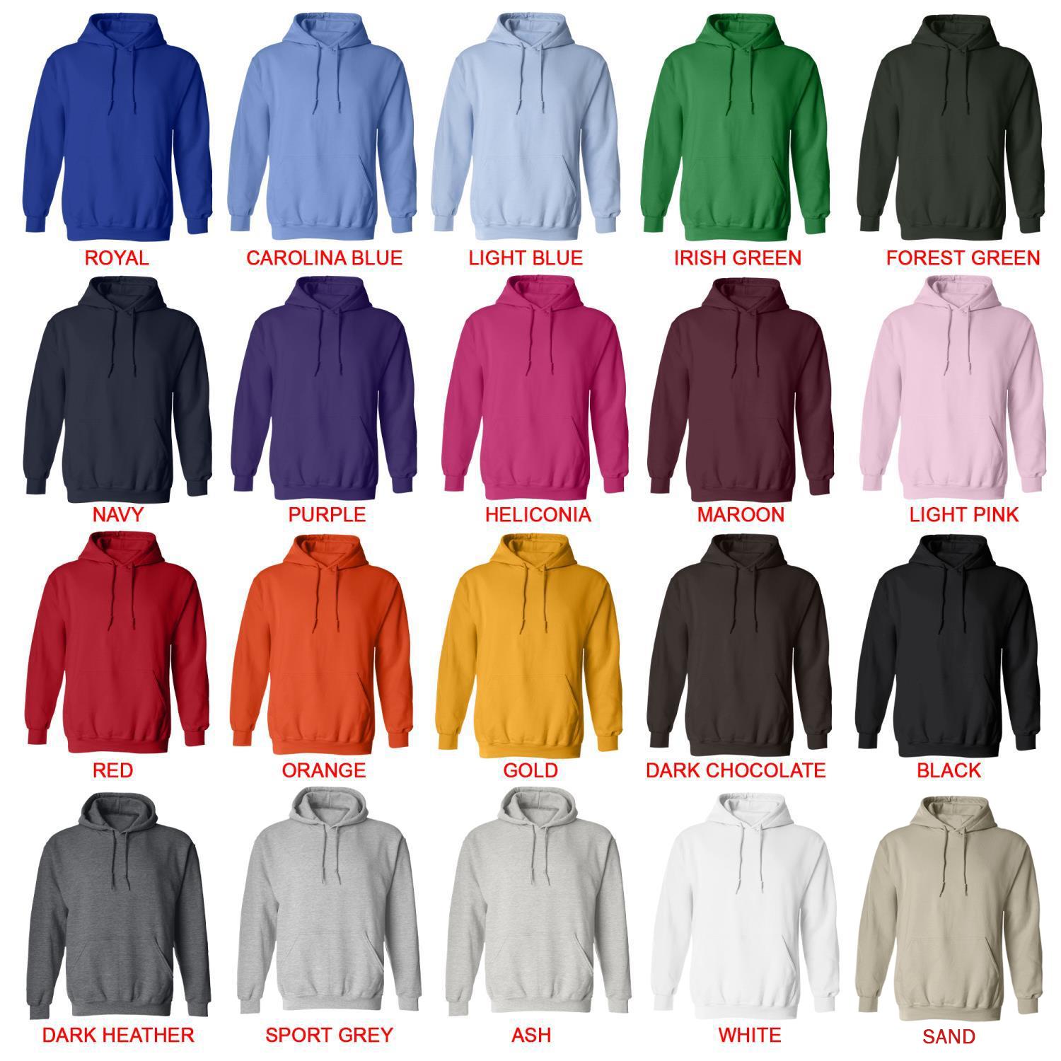 hoodie color chart - One Piece Gifts