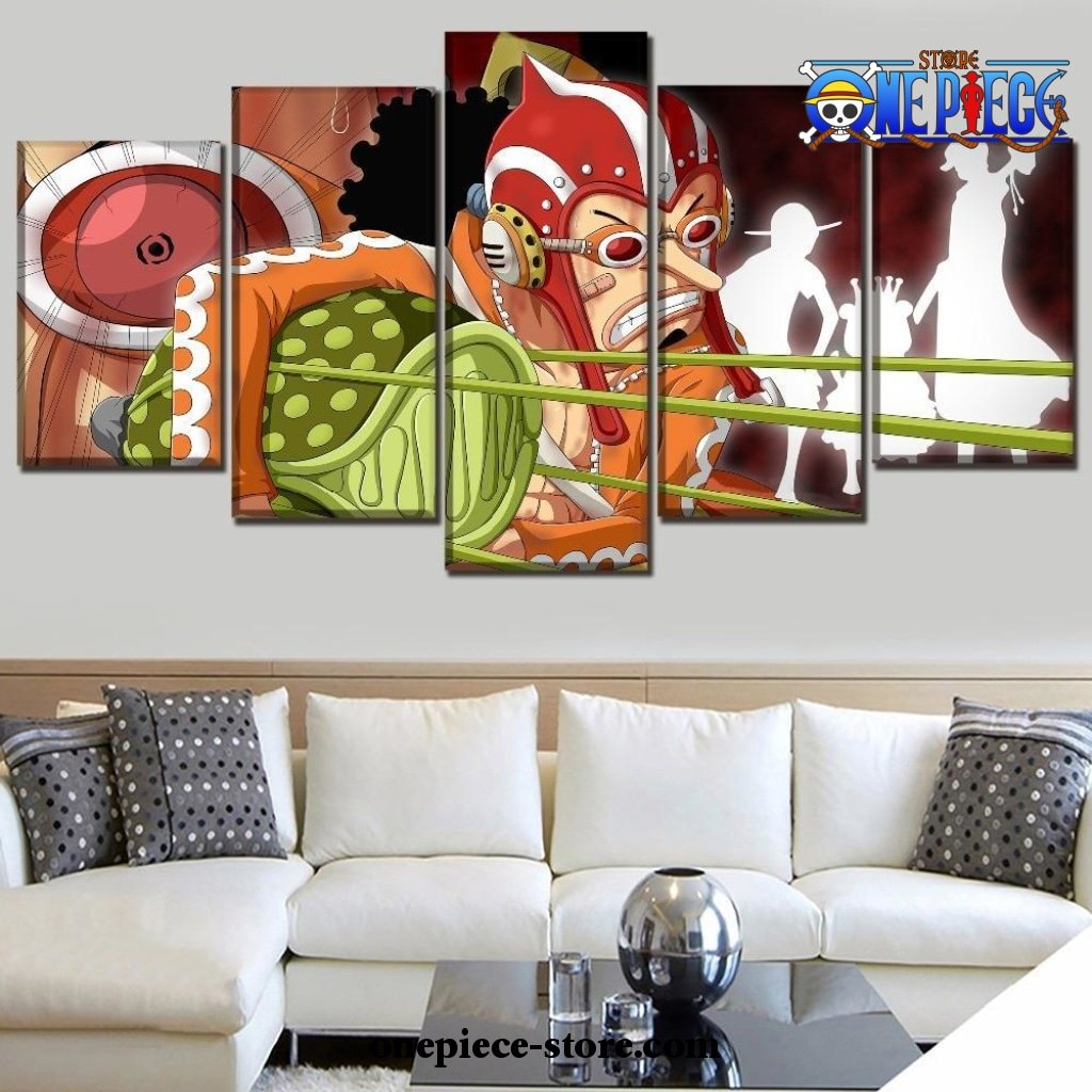 5 pieces funny usopp one piece canvas wall art 157 - One Piece Gifts