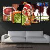 5 pieces funny usopp one piece canvas wall art 168 - One Piece Gifts
