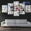 5 pieces one piece artistic poster canvas wall art 581 - One Piece Gifts