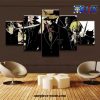 5 pieces one piece black team canvas wall art 755 - One Piece Gifts