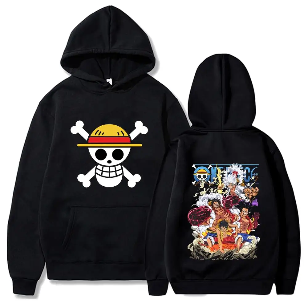 Anime Hoodie Graphic Luffy Hoodies Spring and Autumn Long Sleeve Sweatshirts Streetwear Y2k Sweatshirt Casual Loose 10 - One Piece Gifts