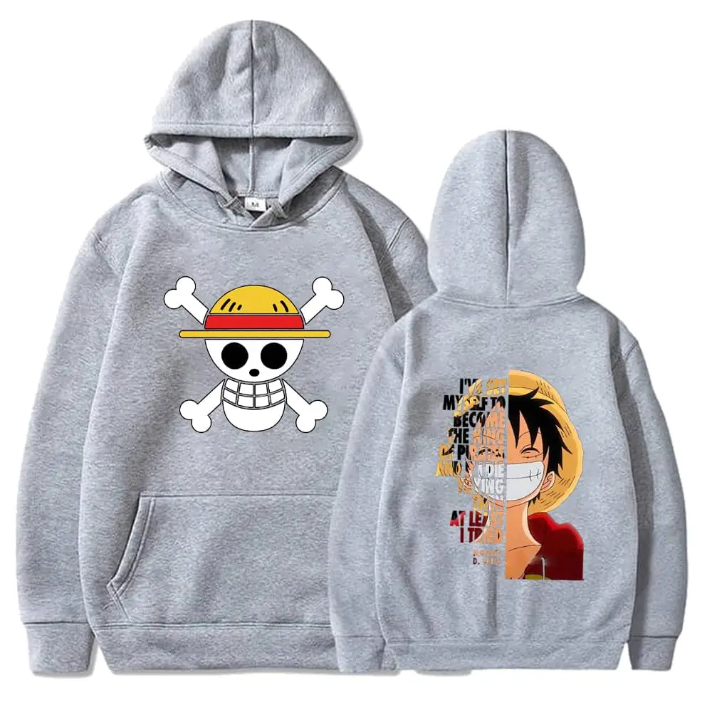 Anime Hoodie Graphic Luffy Hoodies Spring and Autumn Long Sleeve Sweatshirts Streetwear Y2k Sweatshirt Casual Loose 13 - One Piece Gifts