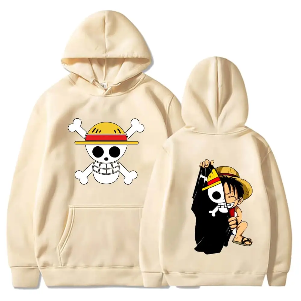 Anime Hoodie Graphic Luffy Hoodies Spring and Autumn Long Sleeve Sweatshirts Streetwear Y2k Sweatshirt Casual Loose 17 - One Piece Gifts