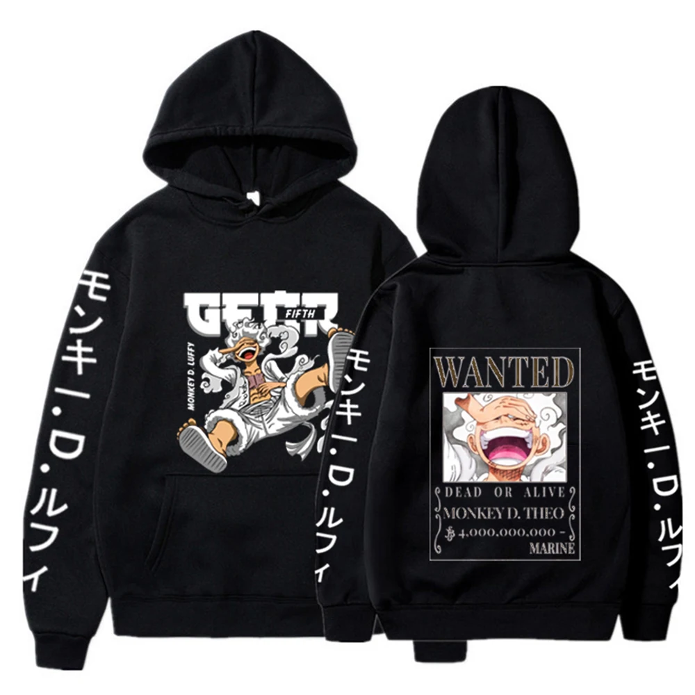 Anime Hoodie Graphic Luffy Hoodies Spring and Autumn Long Sleeve Sweatshirts Streetwear Y2k Sweatshirt Casual Loose 21 - One Piece Gifts