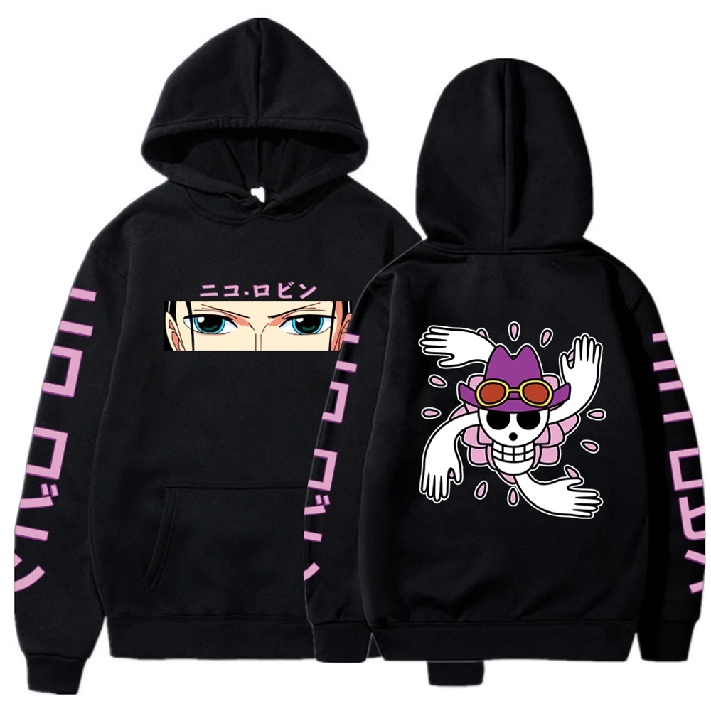 Anime Hoodie Graphic Luffy Hoodies Spring and Autumn Long Sleeve Sweatshirts Streetwear Y2k Sweatshirt Casual Loose 22 - One Piece Gifts