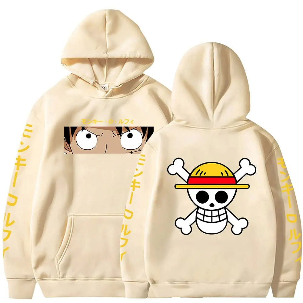 Anime Hoodie Luffy D Monkey Sweatshirts Cozy Tops Sudadera Felpa Moletom 3 - One Piece Gifts