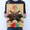 Anime One Piece Ace Vintage Kraft paper poster Bar Cafe Decorative Painting 50 5 35CM 2 - One Piece Gifts