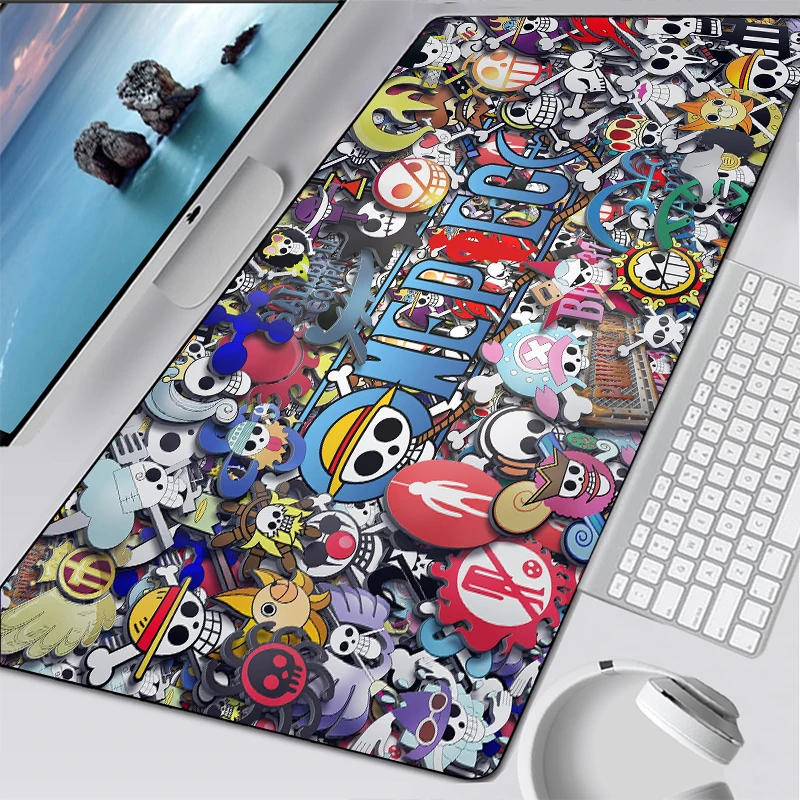 Anime One Piece Gaming Mouse Pads Mouse Pad Gamer Carpet Notbook Computer Mousepad Gamer Keyboard Mouse 1 - One Piece Gifts