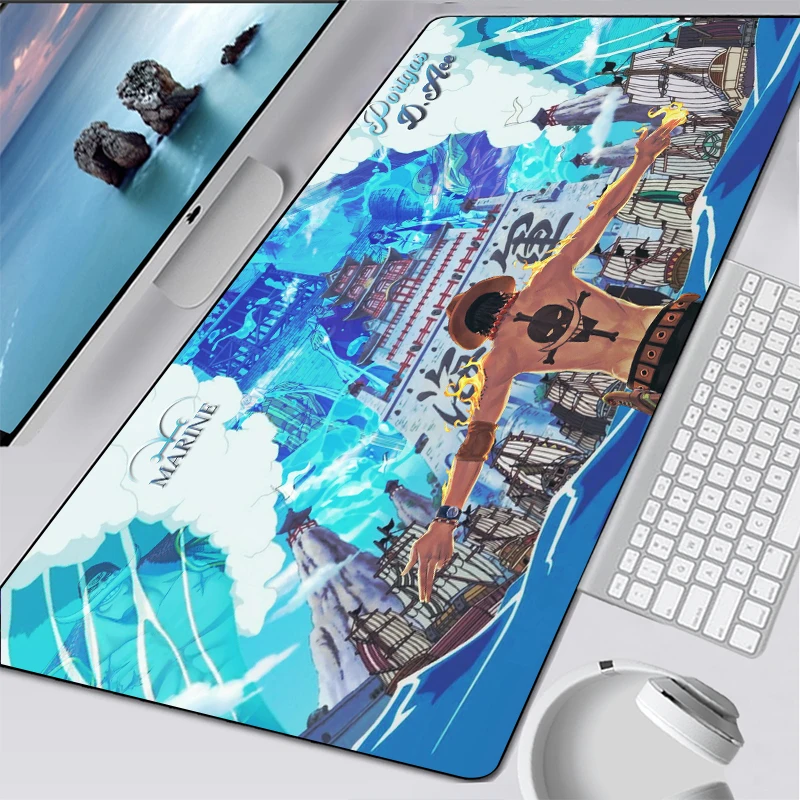 Anime One Piece Gaming Mouse Pads Mouse Pad Gamer Carpet Notbook Computer Mousepad Gamer Keyboard Mouse 14 - One Piece Gifts