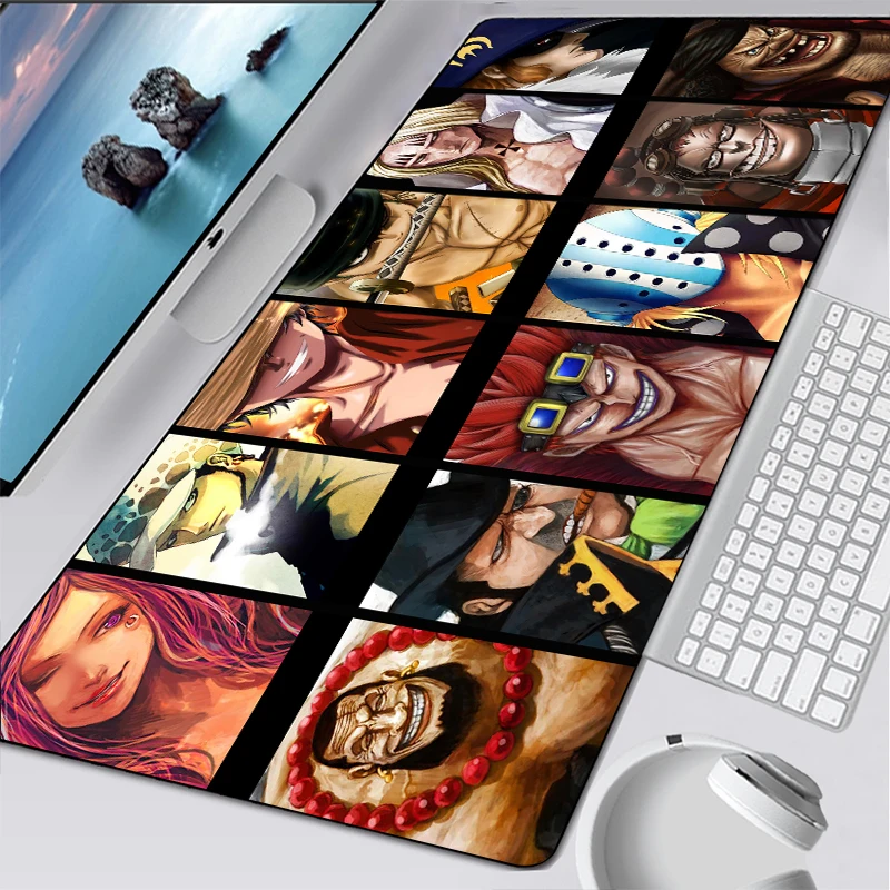 Anime One Piece Gaming Mouse Pads Mouse Pad Gamer Carpet Notbook Computer Mousepad Gamer Keyboard Mouse 18 - One Piece Gifts