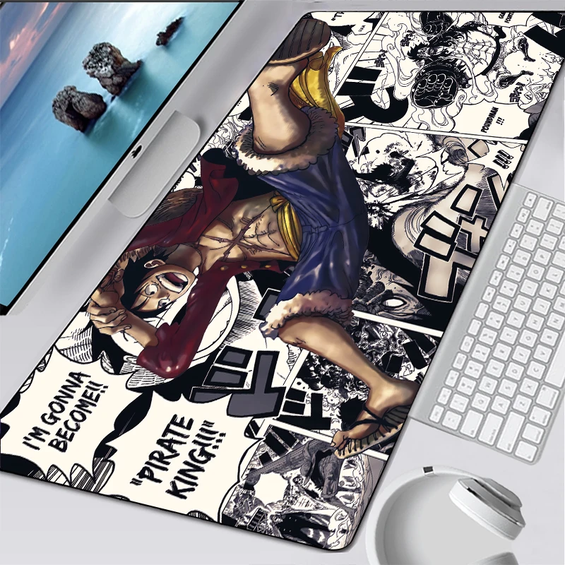 Anime One Piece Gaming Mouse Pads Mouse Pad Gamer Carpet Notbook Computer Mousepad Gamer Keyboard Mouse - One Piece Gifts