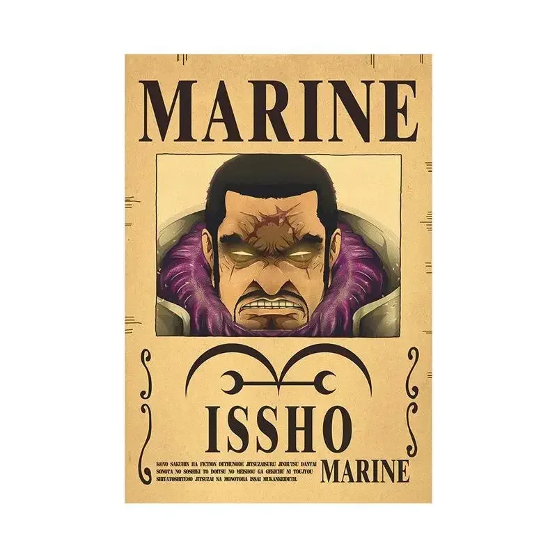 Anime One Piece Luffy 3 Billion Bounty Wanted Posters Four Emperors Kid Action Figures Vintage Wall 6 - One Piece Gifts