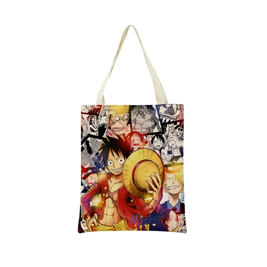 Luffy One Piece Art Print Tote