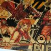Anime One Piece character collection Vintage kraft paper poster series Cafe home decorative painting 3 - One Piece Gifts