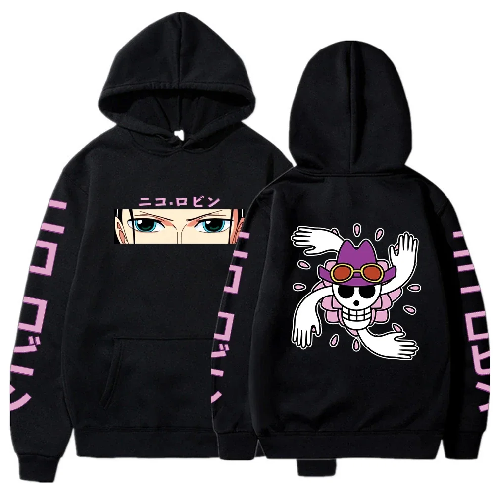 Anime Sweatshirts Luffy Roronoa Zoro Manga Hoodies Men Women Harajuku Casual Pullover Oversized Fleece Tops Y2K 27 - One Piece Gifts
