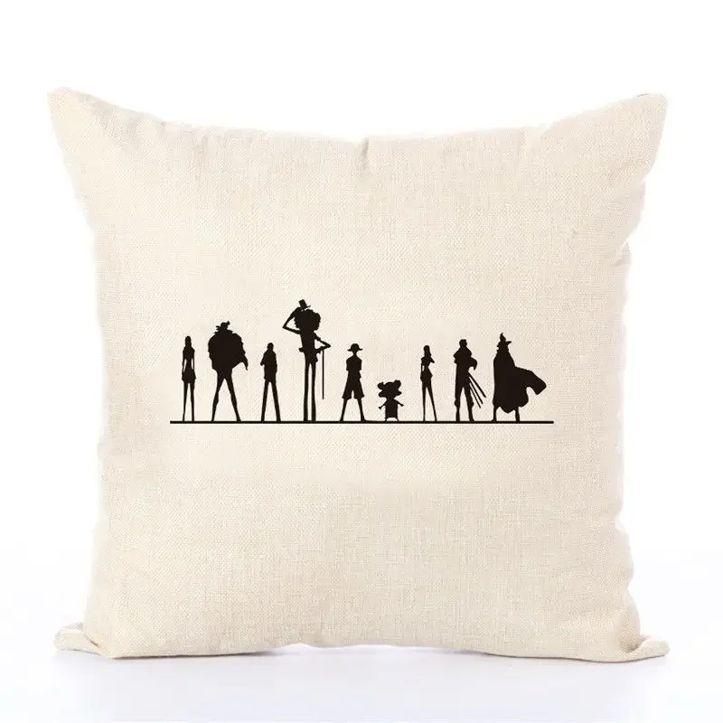 BANDAI ONEPIECE ANIME PILLOW LUFFY ACE ROZO CHILDREN S THROW PILLOW OFFICE SOFA BACKREST CAR CUSHION 15 - One Piece Gifts