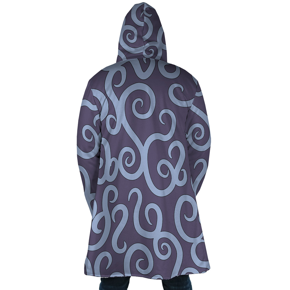 Ben Beckman One Piece AOP Hooded Cloak Coat BACK Mockup - One Piece Gifts