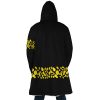 Black Trafalgar Law One Piece AOP Hooded Cloak Coat BACK Mockup - One Piece Gifts