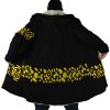 Black Trafalgar Law One Piece AOP Hooded Cloak Coat NO HOOD Mockup - One Piece Gifts