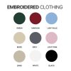 Embroidered clothing color chart - One Piece Gifts