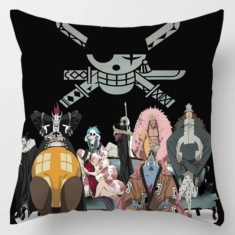Hot Anime One Piece Figure Toys Roronoa Zoro Tony Chopper Nami Printed Pillows Cover Birthday Party 19 - One Piece Gifts