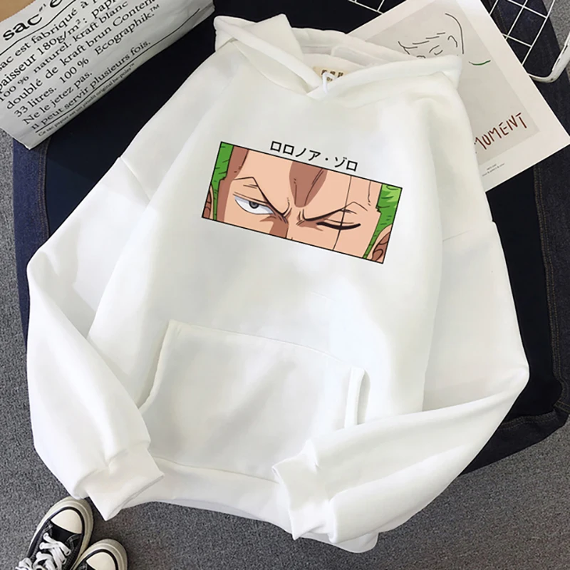 Hot Roronoa Zoro Eyes Printed Hoodies New Unisex ONE PIECE Anime Hoody Cloth Harajuku Streetwear Cool 1 - One Piece Gifts