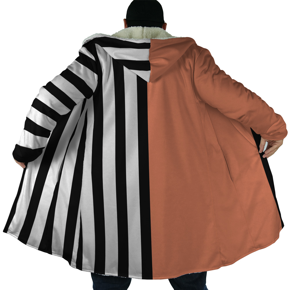 Kinemon One Piece AOP Hooded Cloak Coat NO HOOD Mockup - One Piece Gifts