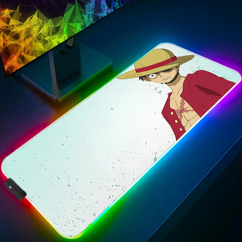 One Piece Luffy RGB Large Mouse Pad
