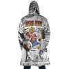Luffy Gear 5 Comic Panels OP AOP Hooded Cloak Coat BACK Mockup - One Piece Gifts