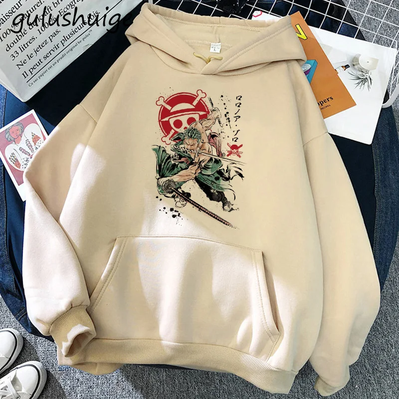 Manga One Piece Gear 5 Hoodie Roronoa Zoro Women Funny Cartoon Luffy Sweatshirts Ullzang Japanese Anime 13 1 - One Piece Gifts
