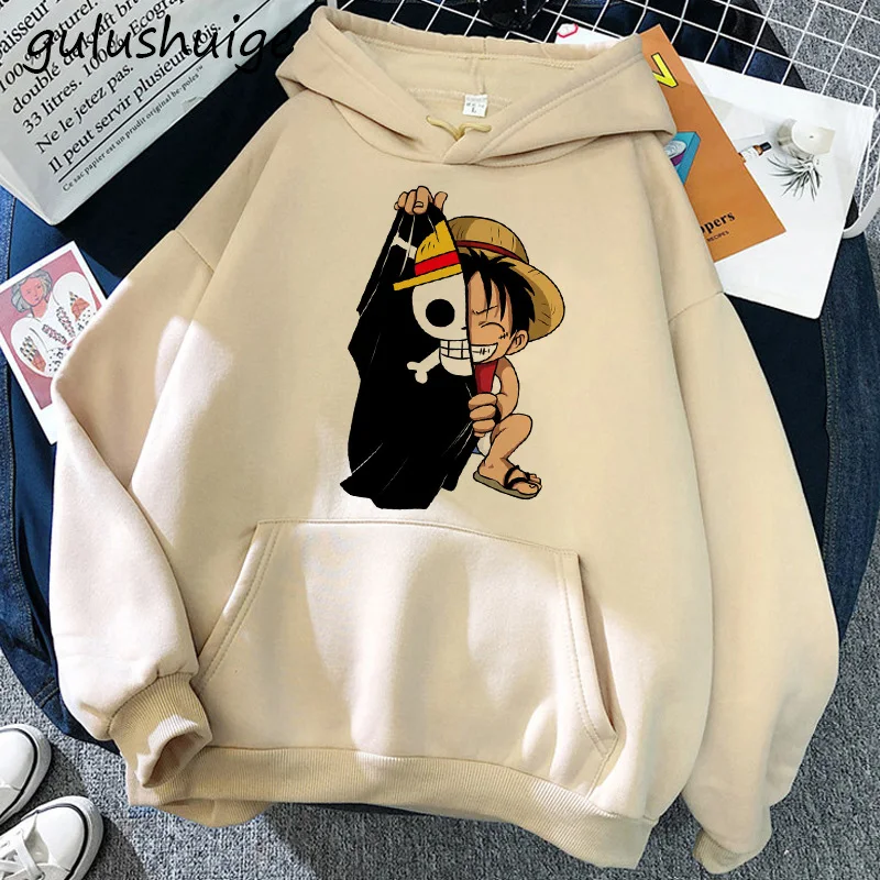 Manga One Piece Gear 5 Hoodie Roronoa Zoro Women Funny Cartoon Luffy Sweatshirts Ullzang Japanese Anime 17 - One Piece Gifts