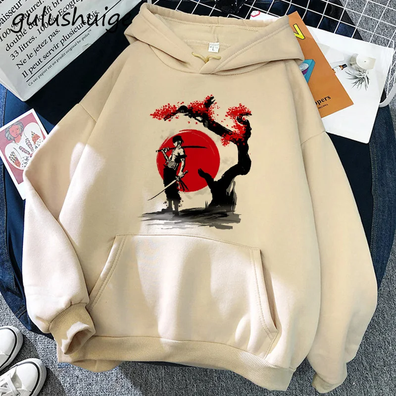 Manga One Piece Gear 5 Hoodie Roronoa Zoro Women Funny Cartoon Luffy Sweatshirts Ullzang Japanese Anime 20 - One Piece Gifts