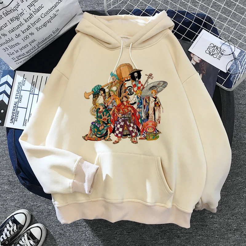 Manga One Piece Gear 5 Hoodie Roronoa Zoro Women Funny Cartoon Luffy Sweatshirts Ullzang Japanese Anime 24 - One Piece Gifts