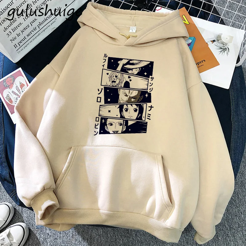 Manga One Piece Gear 5 Hoodie Roronoa Zoro Women Funny Cartoon Luffy Sweatshirts Ullzang Japanese Anime 7 1 - One Piece Gifts