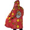 Mugiwara Pirates One Piece AOP Hooded Cloak Coat SIDE Mockup - One Piece Gifts