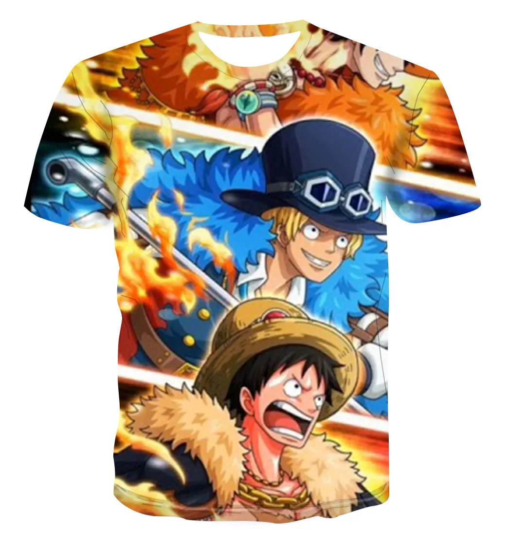 New Anime One Piece Luffy Fashion Kids Boy Girl Children T Shirt 3D Casual Summer Men 14 - One Piece Gifts