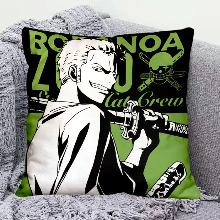 New Cartoon Cushion One Piece Luffy Zoro Nami Usopp Chopper Robin Peripheral Anime Fashion Children Couple 13 - One Piece Gifts