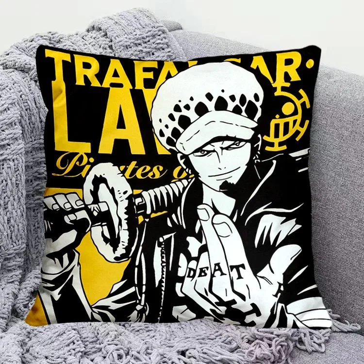 New Cartoon Cushion One Piece Luffy Zoro Nami Usopp Chopper Robin Peripheral Anime Fashion Children Couple 16 - One Piece Gifts