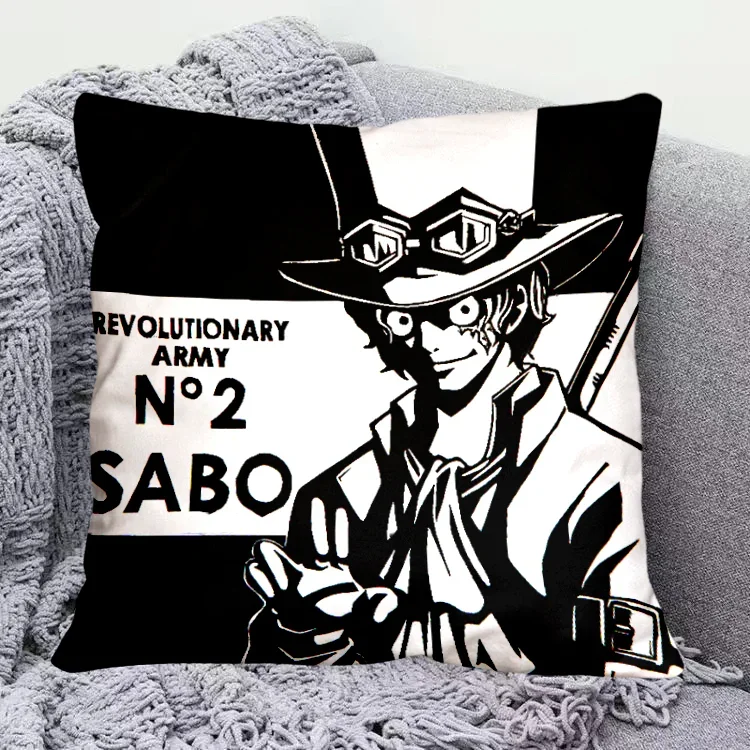 New Cartoon Cushion One Piece Luffy Zoro Nami Usopp Chopper Robin Peripheral Anime Fashion Children Couple 3 - One Piece Gifts