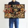 New Comic Anime One Piece Poster Kraft Painting Large Size Art Posters Print Mural Pictures Home - One Piece Gifts