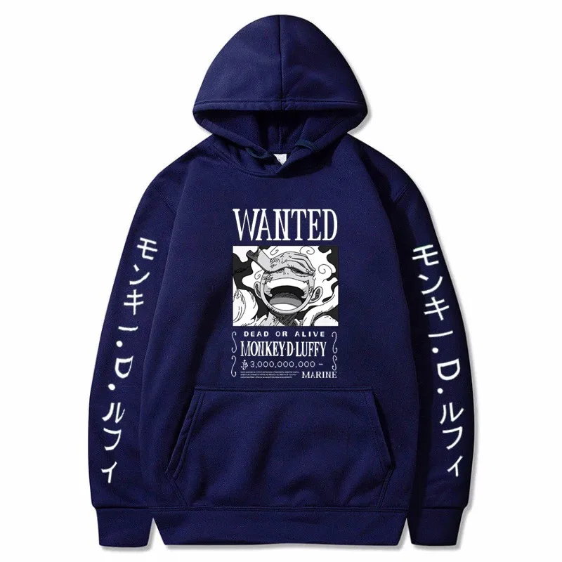 Newest Anime One Piece Hoodies Gear 5 Luffy Sun God Hooded Pullover Hot Harajuku Printed Sweatshirts 5 - One Piece Gifts