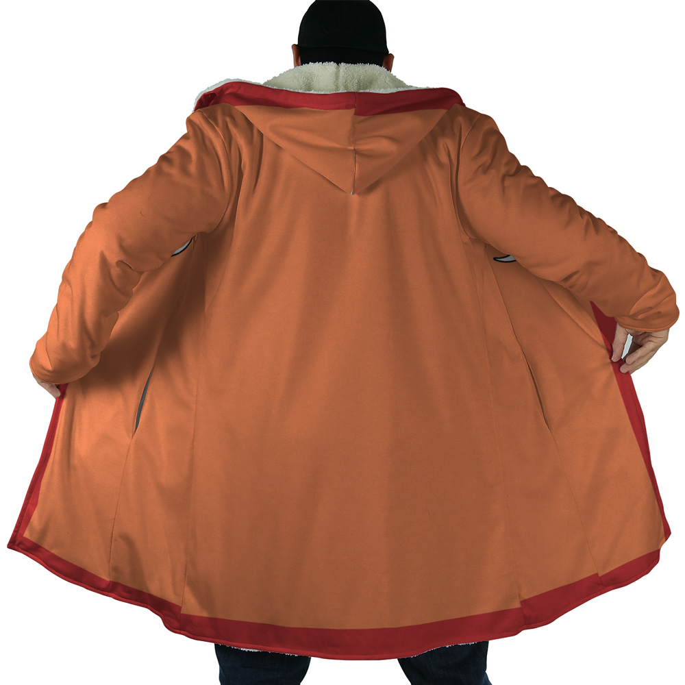 Oden Kozuki One Piece AOP Hooded Cloak Coat NO HOOD Mockup - One Piece Gifts