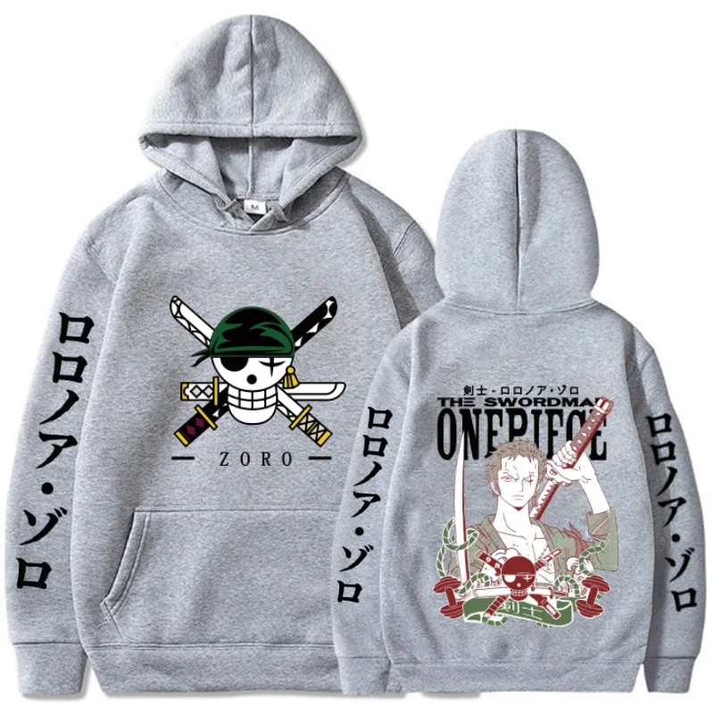 One Piece Anime Hoodie Print Pullover Tops Loose Casual Fashion Uniex Pullover Sweatshirt Dropship Clothing Man 2 - One Piece Gifts