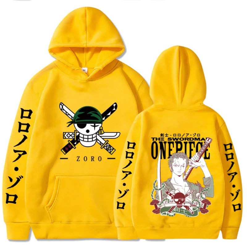One Piece Anime Hoodie Print Pullover Tops Loose Casual Fashion Uniex Pullover Sweatshirt Dropship Clothing Man 3 - One Piece Gifts