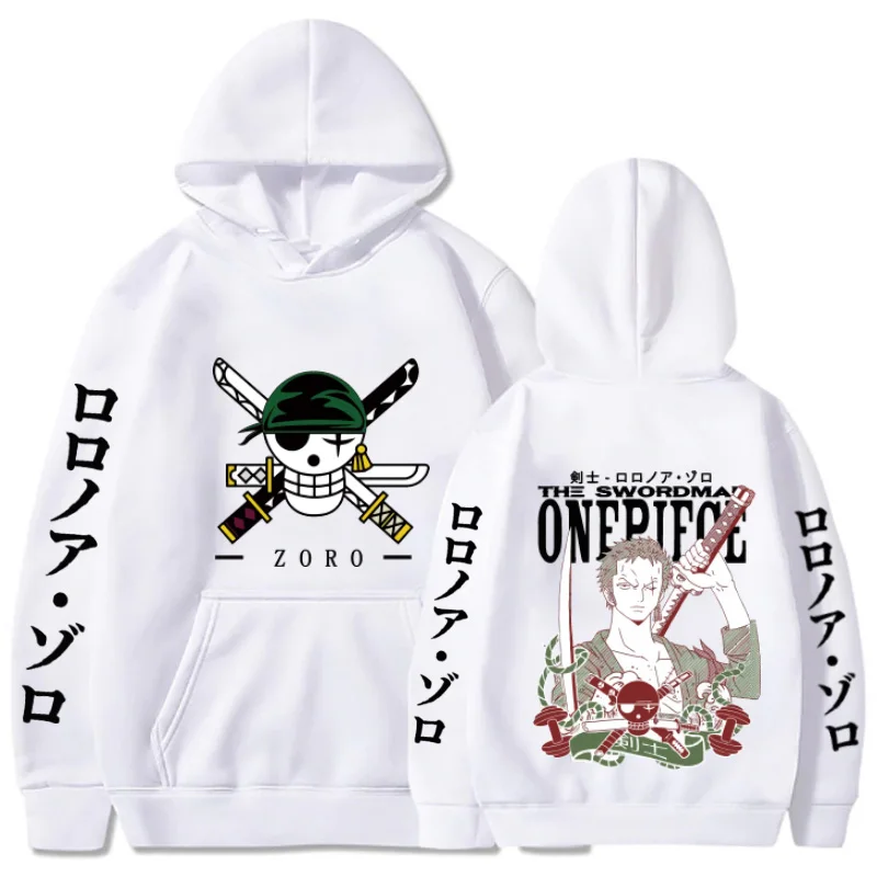 One Piece Anime Hoodie Print Pullover Tops Loose Casual Fashion Uniex Pullover Sweatshirt Dropship Clothing Man - One Piece Gifts