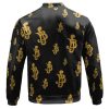 One Piece Belly Monetary Symbol Pattern Bomber Jacket Back - One Piece Gifts