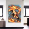 One Piece Fiery Ace Fire Fist Battle Fight 1pc Canvas Print 2 - One Piece Gifts