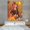 One Piece Fire Fist Ace Fiery Blazing Hot Orange 1pc Canvas 1 - One Piece Gifts