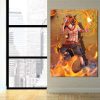 One Piece Fire Fist Ace Fiery Blazing Hot Orange 1pc Canvas 3 - One Piece Gifts